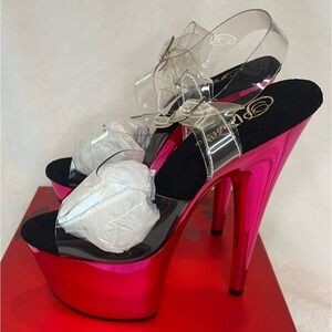 Pleaser pole fitness heels size 8